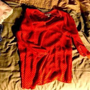 Thin old navy blouse